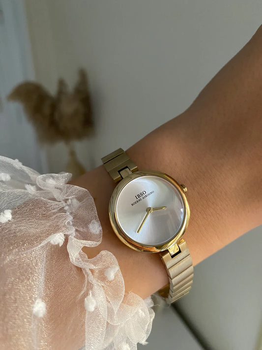 IBSO Women's Gold Circle Watch