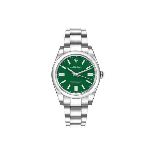 Rolex green Oyster Perpetual 36