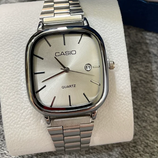 Casio Gray Quartz Square Men