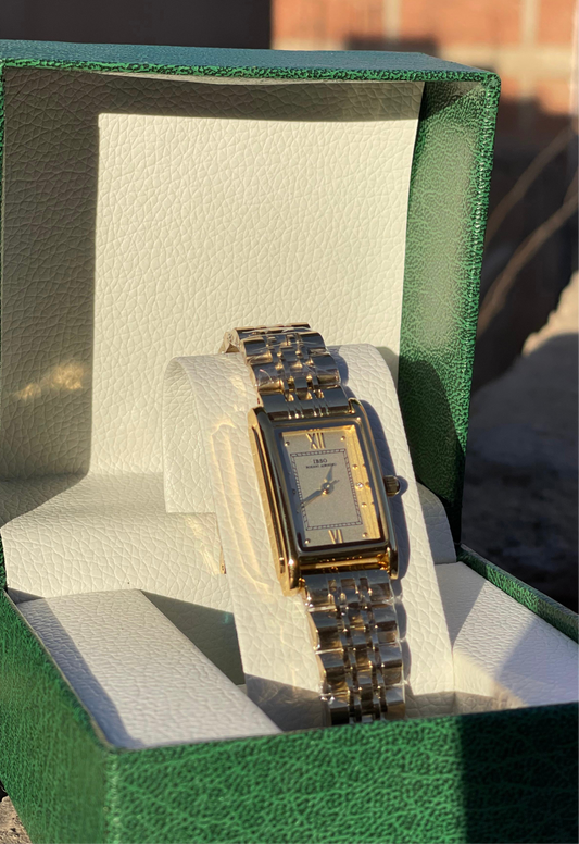 IBSO Women's Gold Classic Square Quartz Watch
