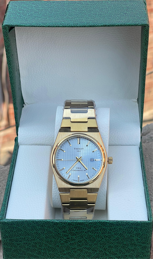 Tissot PRX Sky Blue Swiss Watch
