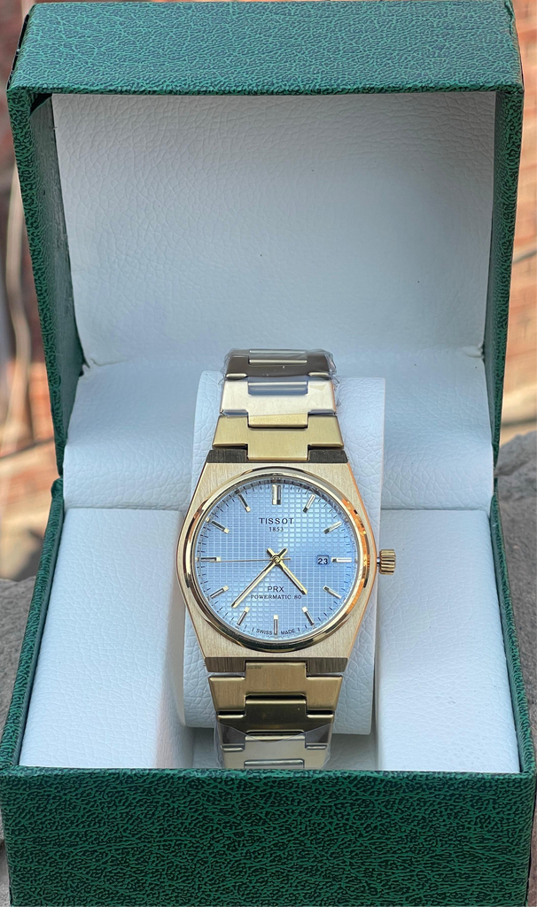 Tissot PRX Sky Blue Swiss Watch