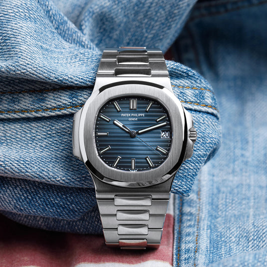 Patek Philippe Nautilus Blue Dial Men