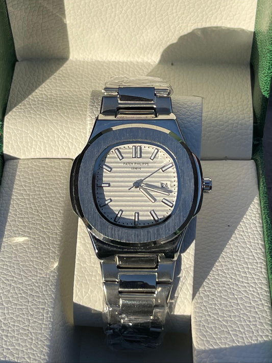 Patek Philippe Nautilus White Dial Men