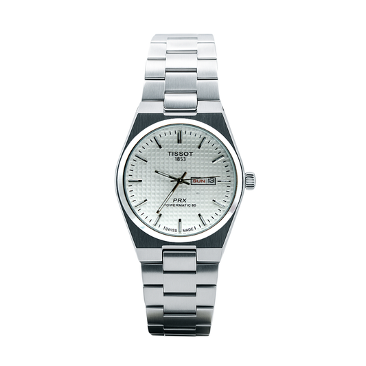 Tissot White PRX Swiss Watch